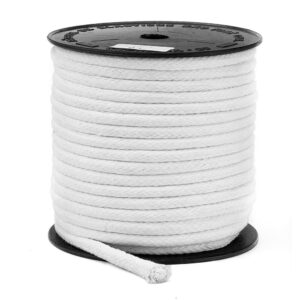 Cordão Trançado São José de Algodão Branco Ref.3039 8mm 20mts