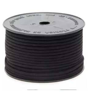 Cordão Trançado São José de Algodão Preto Ref.3046 4mm 50mts