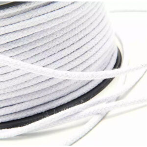 Cordão de Algodão 04 mm Ref. 3036 Branco - Rolo c/ 50 mt